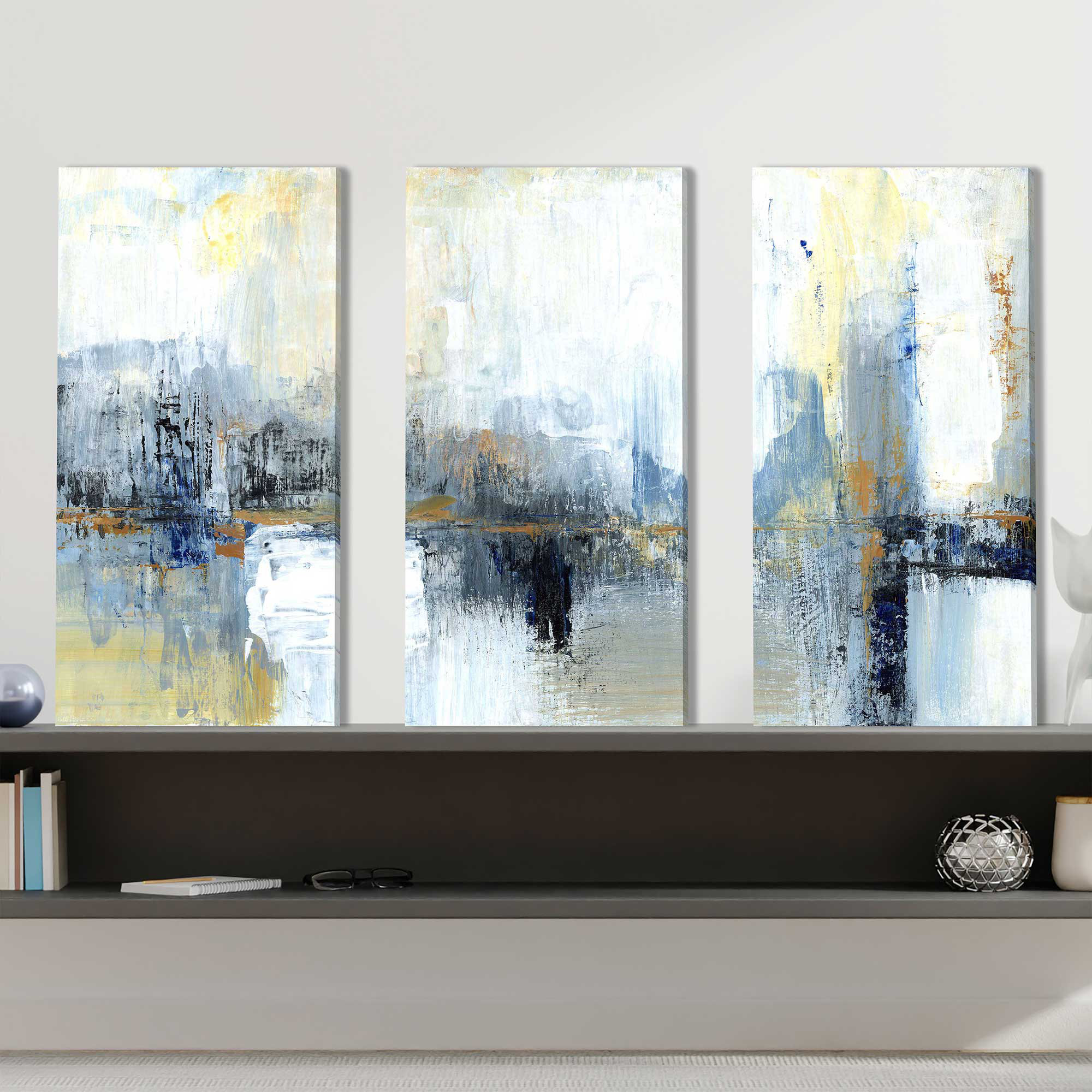 Brayden Studio® Claravale Sweeping City I by Tava Studios - 3 Piece